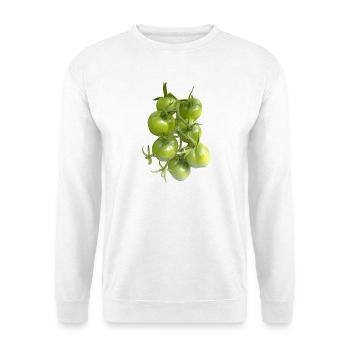 Grüne Tomaten am Weinstock - Unisex Pullover - Weiß - Vorne