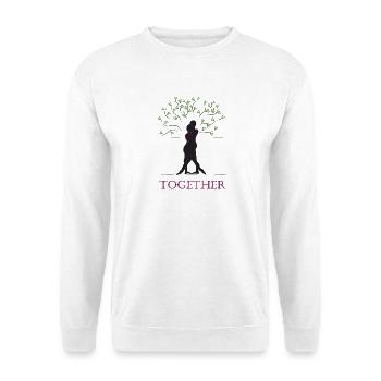 Together black - Unisex Sweatshirt - white - Front
