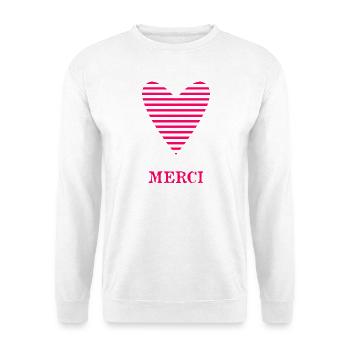 THANK YOU. MISTRESS. MASTER - Unisex Sweatshirt - white - Front