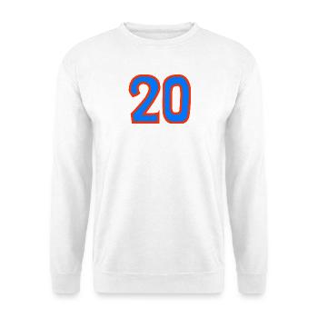 20. 20 JAHRE. 20-JÄHRIGES JUBILÄUM. 20-JÄHRIGES JUBILÄUM. - Unisex Pullover - Weiß - Vorne
