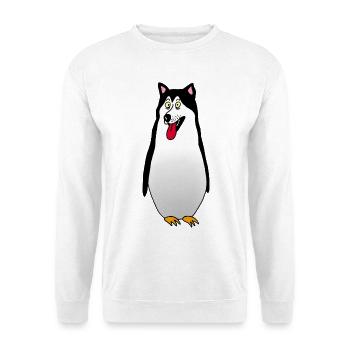 Penguin Dog - Unisex Sweatshirt - white - Front