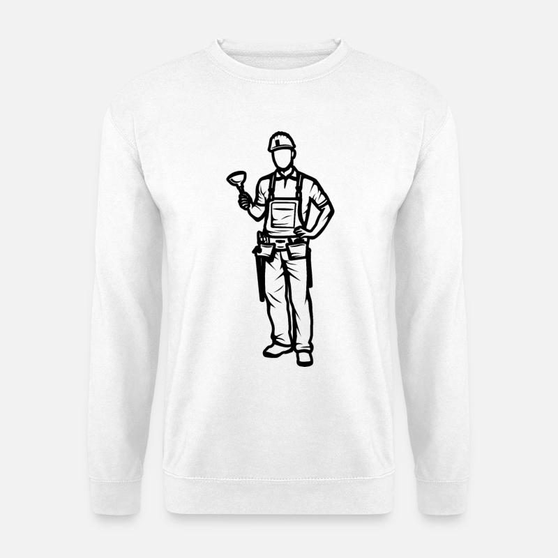 Plumber Boy - Unisex Sweatshirt - white