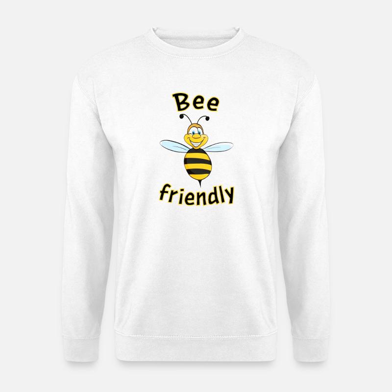Bee friendly - Unisex Pullover - Weiß