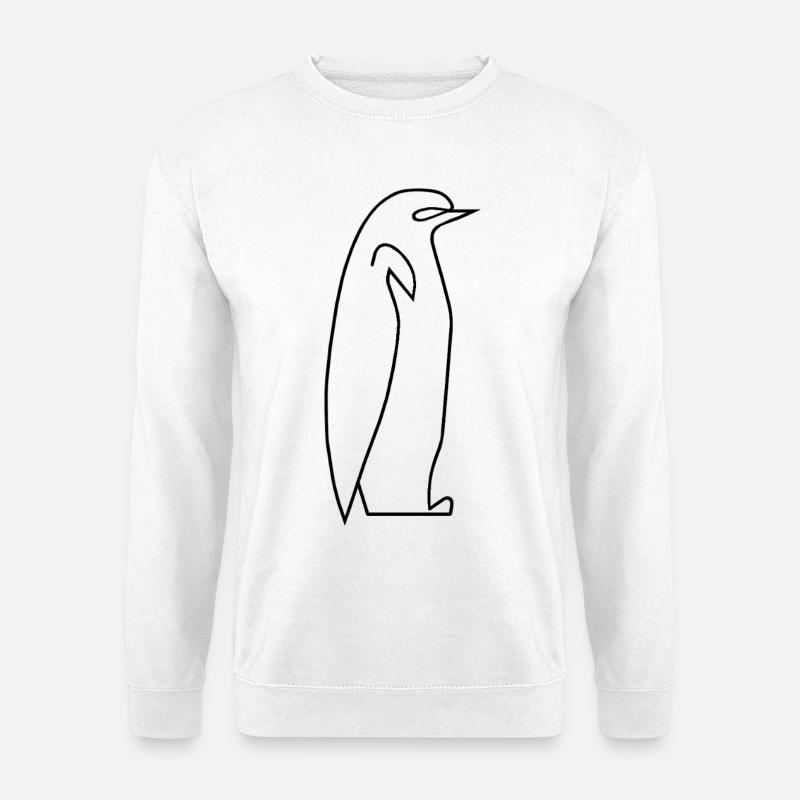 Pinguin - Unisex Pullover - Weiß