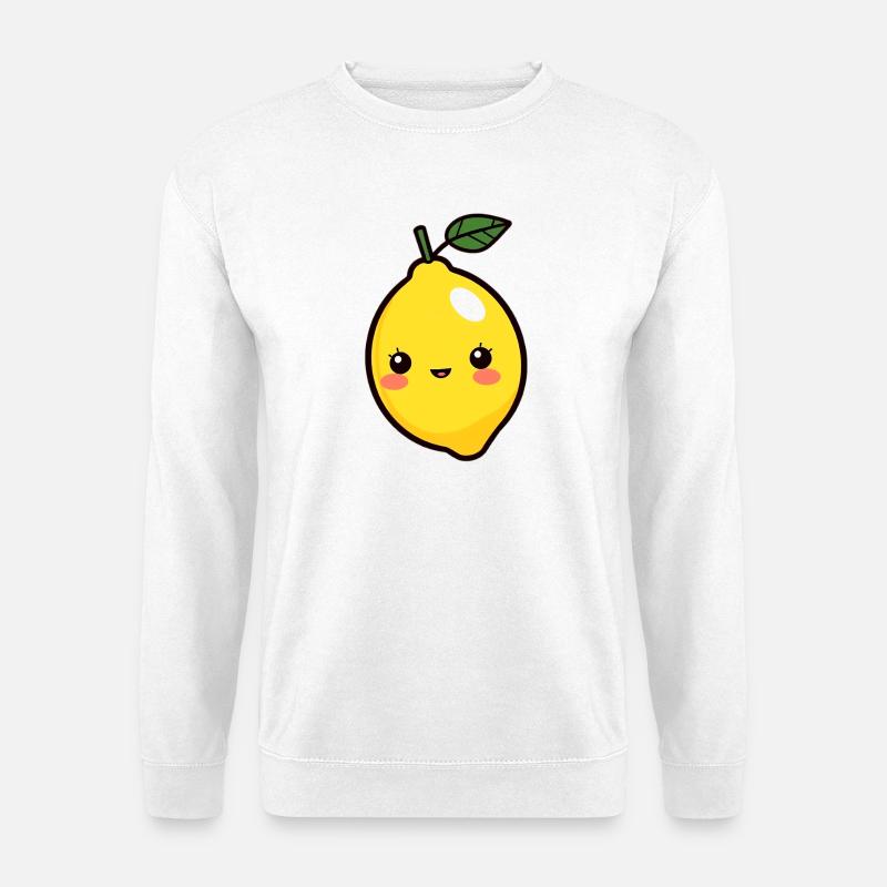 Zitrone - Unisex Pullover - Weiß