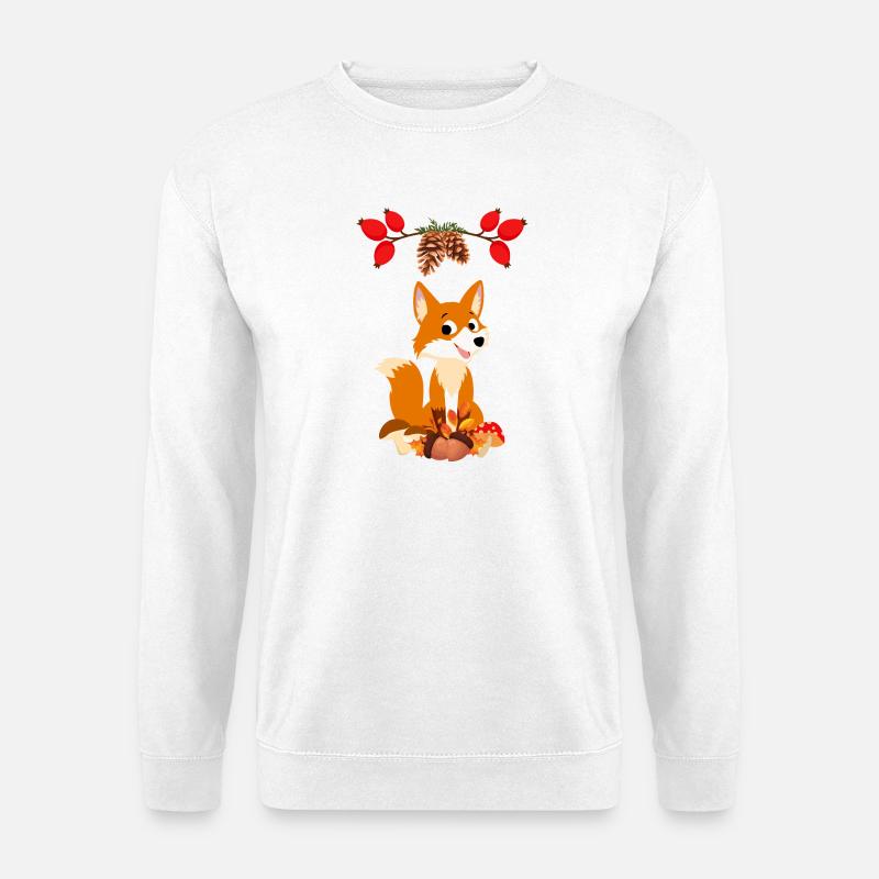 Fox - Unisex Sweatshirt - white