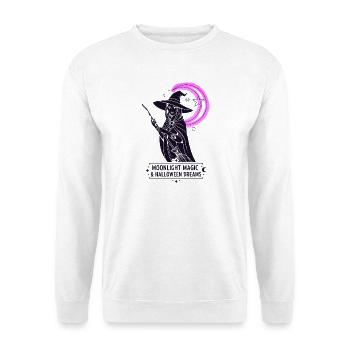 Moonlight Magic & Halloween Dreams - Unisex Pullover - Weiß - Vorne