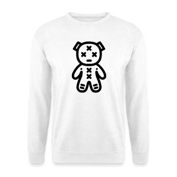 Voodoo-Puppe - Unisex Pullover - Weiß - Vorne