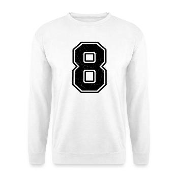 Cracked Eight Characters - Unisex Sweatshirt - white - Front