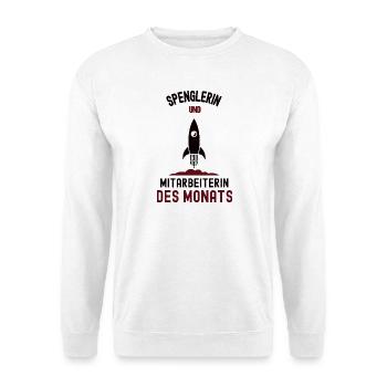 Employee of the Month: Spenglerin Spengler - Unisex Sweatshirt - white - Front