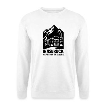 Innsbruck Heart of the Alps - Unisex Sweatshirt - white - Front