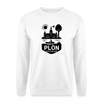Plön SH Schleswig Holstein - Unisex Pullover - Weiß - Vorne