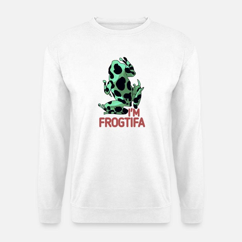 Ich bin Frogtifa - Unisex Pullover - Weiß