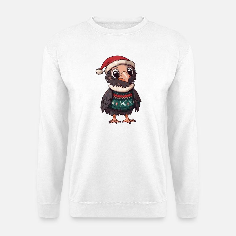 Adler Vogel Weihnachten - Unisex Pullover - Weiß