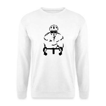 Racer - Unisex Sweatshirt - white - Front