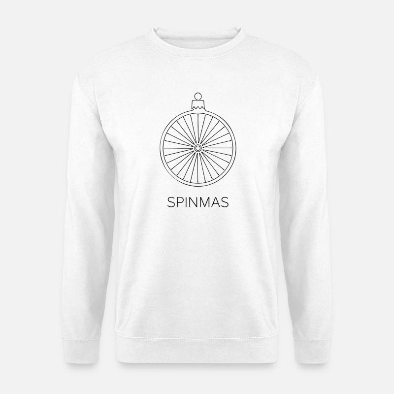 Spinmas Rad Ornament - Unisex Pullover - Weiß