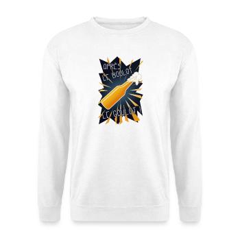Après le boulot, le goulot ! - Sweat-shirt Unisexe - blanc - Devant