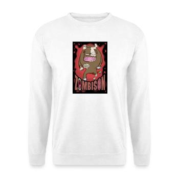 Zombison-Poster - Unisex Pullover - Weiß - Vorne