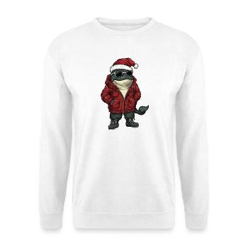 Wal Weihnachten Winter - Unisex Pullover - Weiß - Vorne