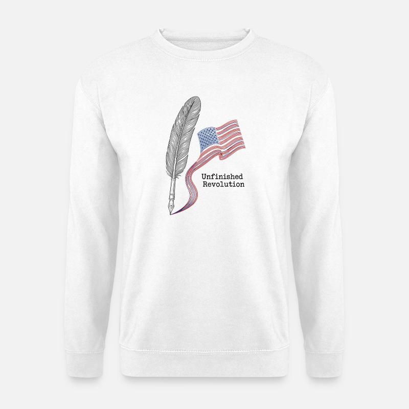Unfinished Revolution - Unisex Pullover - Weiß