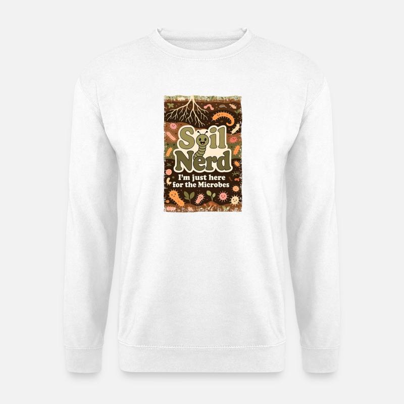 Bio Bärtner Self-Sufficiency Ecological Farmer Gar - Unisex Sweatshirt - white