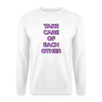 Passt aufeinander auf - Unisex Pullover - Weiß - Vorne