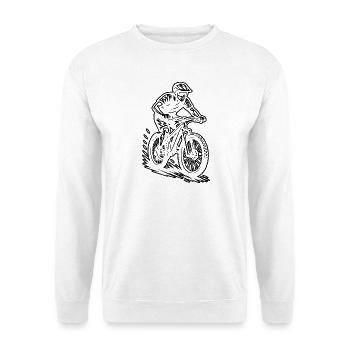 Illustrations de VTT pour votre tenue - Sweat-shirt Unisexe - blanc - Devant