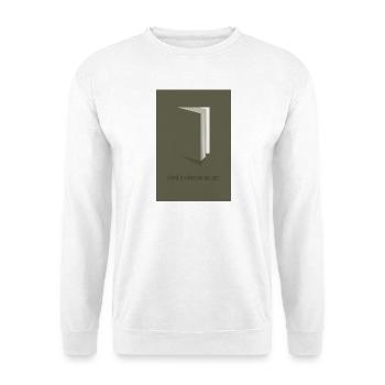 A book is a door you can carry  - Unisex Pullover - Weiß - Vorne