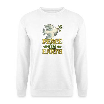 Peace on Earth Dove Vintage - Unisex Sweatshirt - white - Front