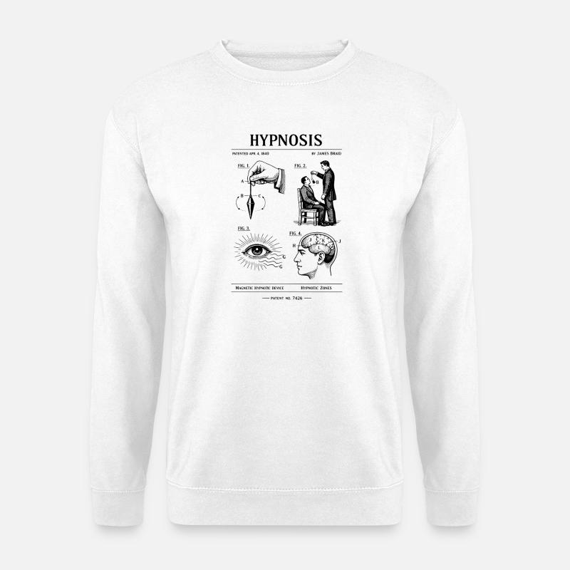 Conception du plan d’hypnose - Sweat-shirt Unisexe - blanc