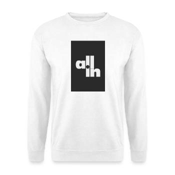All in Poker Statement Minimal Typography - Unisex Sweatshirt - white - Front