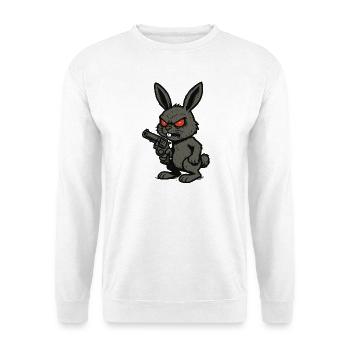 Bad Bunny - Unisex Pullover - Weiß - Vorne