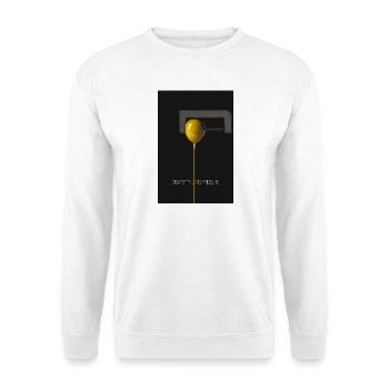 Creativity Loves Pressure Minimalist Poster - Unisex Sweatshirt - white - Front
