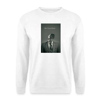Silent Surveillance Minimal Poster Art - Unisex Sweatshirt - white - Front