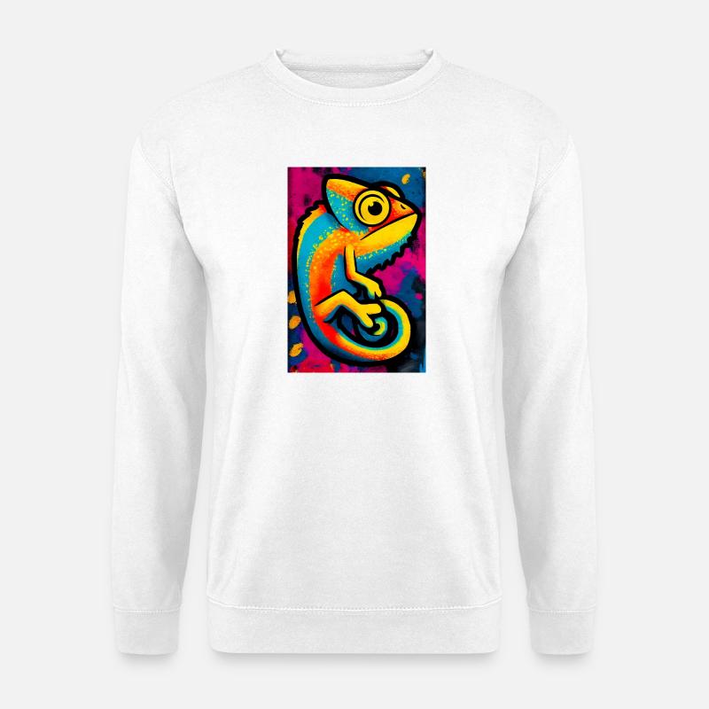 Chamäleon - Unisex Pullover - Weiß