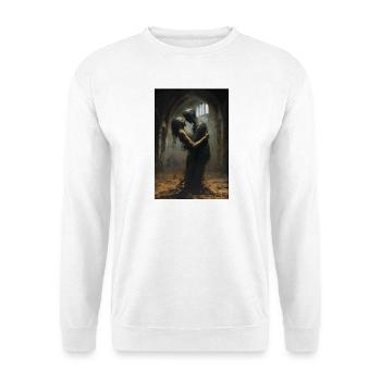 Love hug in the ruin - Unisex Sweatshirt - white - Front