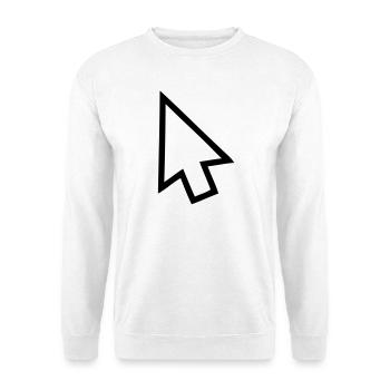 Arrow - Unisex Sweatshirt - white - Front