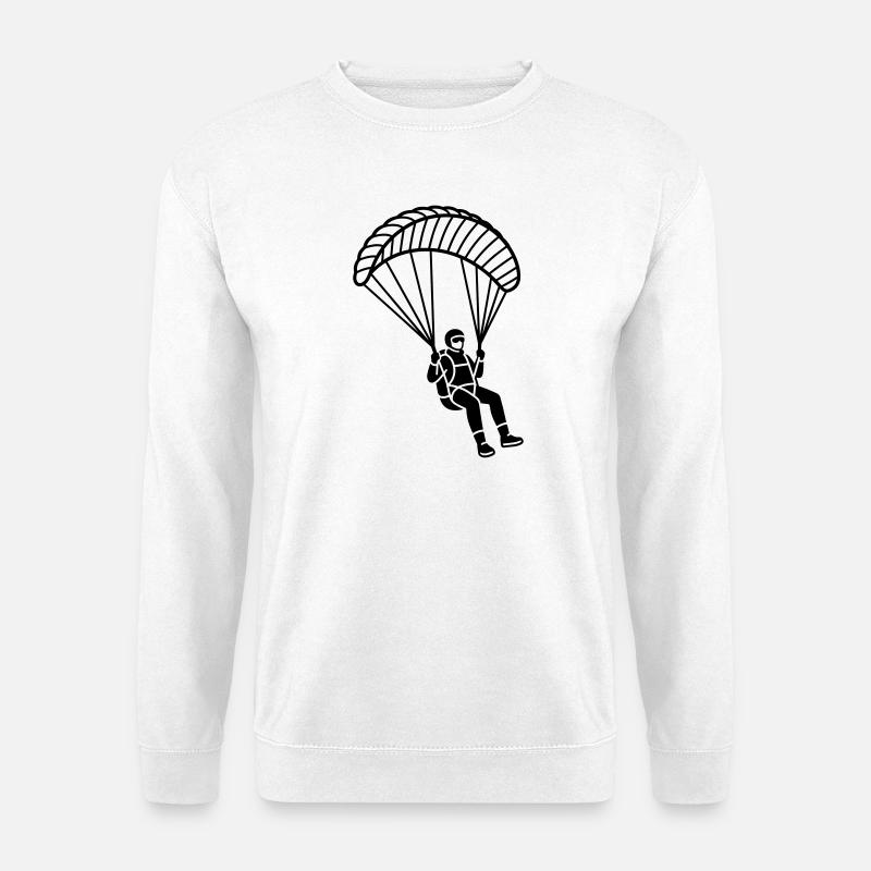 Paragliding - Unisex Sweatshirt - white