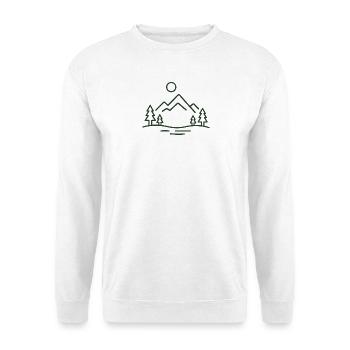 Mountain Landscape Nature - Unisex Sweatshirt - white - Front