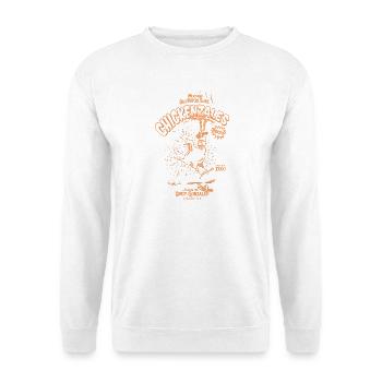 Chickenzales - Unisex Pullover - Weiß - Vorne - Alina (178cm) & Michal (187cm)