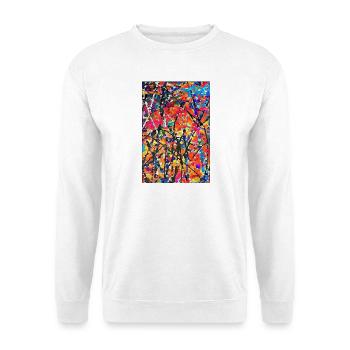 Shrojujs - Sweat-shirt Unisexe - blanc - Devant