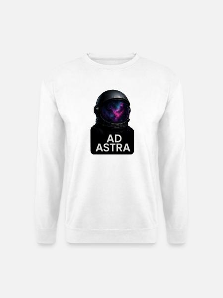 AD ASTRA Galaxie Helm - Unisex Pullover - Weiß