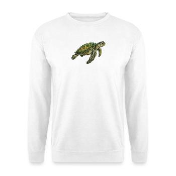 Green Turtle - Unisex Sweatshirt - white - Front