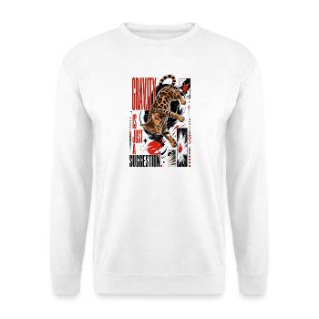 Gravity is Just a Suggestion – Weightless Bengal - Unisex Sweatshirt - white - Front
