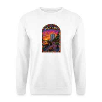 Annaba Stained Glass Bedtime Walk - Unisex Sweatshirt - white - Front
