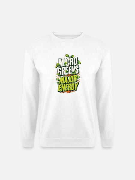 Microgreens Major Energy Shirt - Unisex Pullover - Weiß