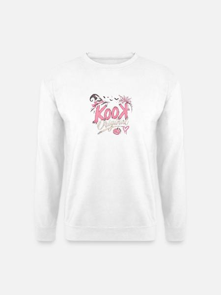 Kook Original Halloween Pink Witch Pumpkin - Unisex Pullover - Weiß