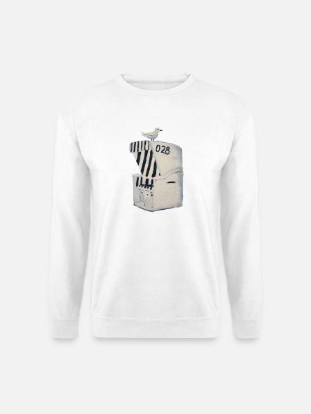 Beach chair - Unisex Sweatshirt - white