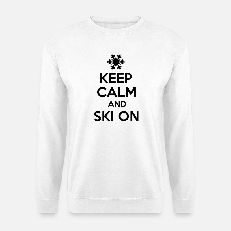 ski - Unisex Sweatshirt - white