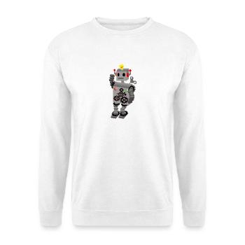 robot - Unisex Sweatshirt - white - Front